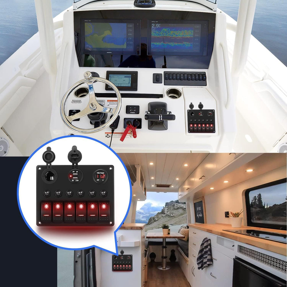 Nilight vehicle installation example powering multiple accessories