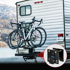 Nilight versatile hitch receiver supports campers, bikes, and cargo setups.