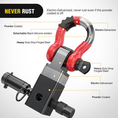 Nilight washer included reduces rattling and protects bumper finish.