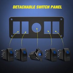 Nilight waterproof panel suits cars, boats, and outdoor setups.
