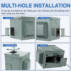 Nilight waterproof enclosure for RV power outlet use outdoors