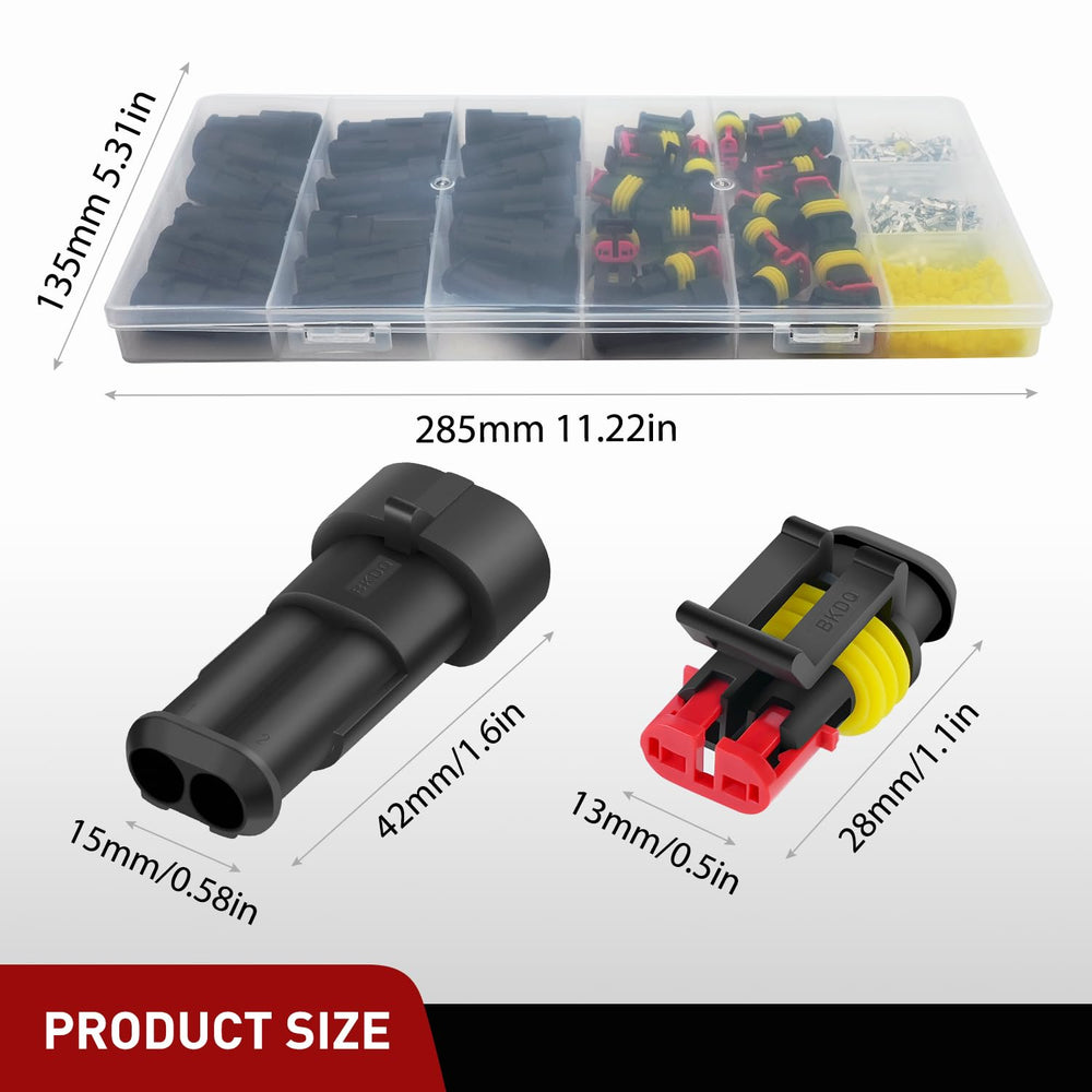 Nilight waterproof sealed connector highlighting dustproof and moisture resistance for outdoors.