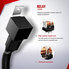 Nilight waterproof rocker switch designed for outdoor use.