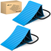 Nilight wheel chocks durable HDPE construction for secure vehicle parking