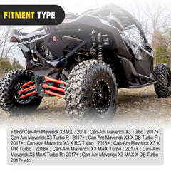 Nilight wide-fitment supports multiple Can-Am Maverick X3 configurations for seamless compatibility.
