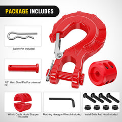 Nilight clevis pin and lock nut ensure a sturdy connection.