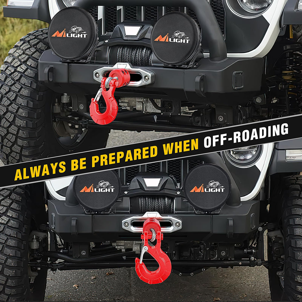 Nilight winch hook ideal for Jeep Wrangler and off-road setups.
