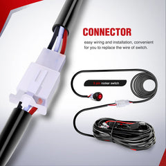Nilight 12ft harness length enables flexible routing in tight spaces.
