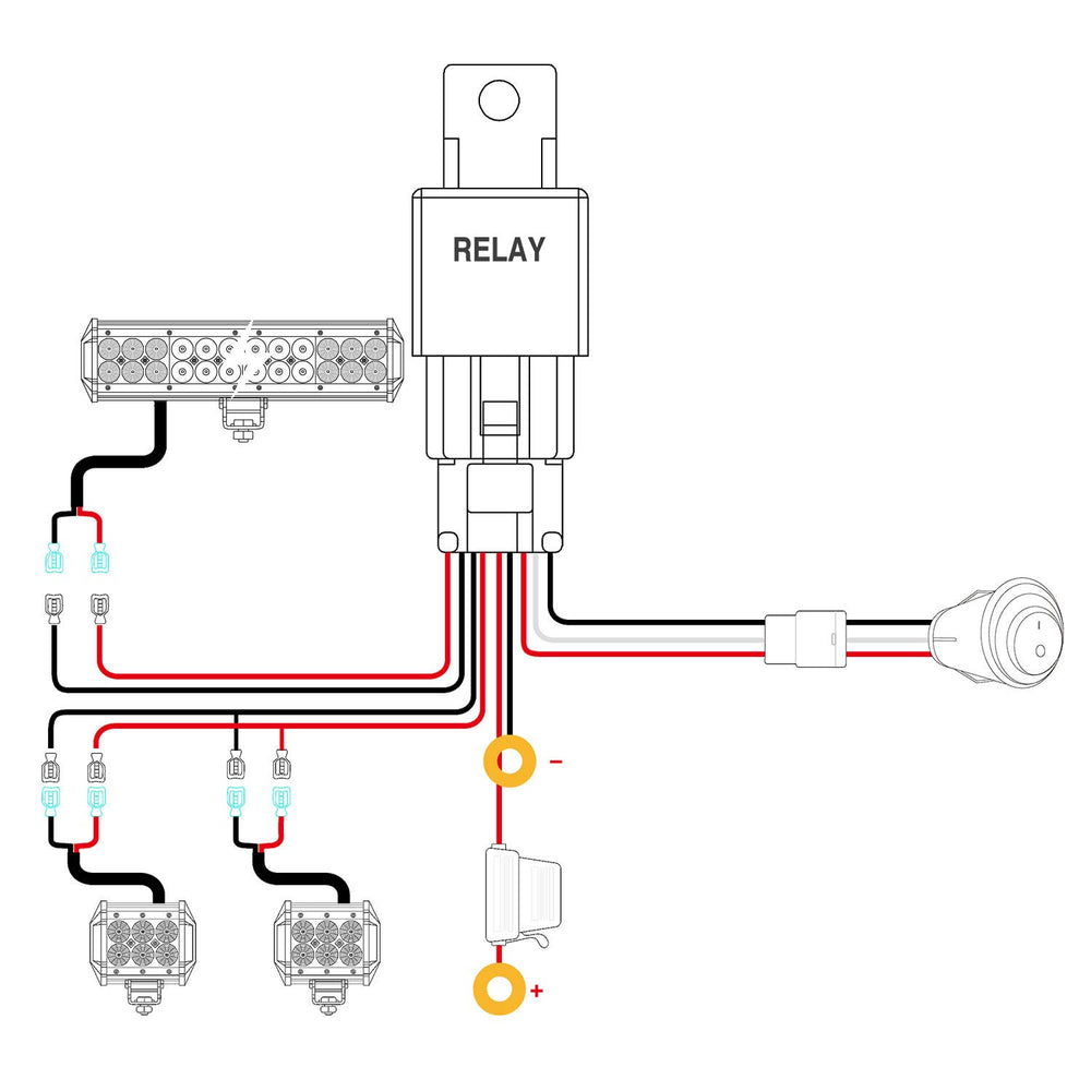 Nilight wiring harness kit designed for quick, secure installation