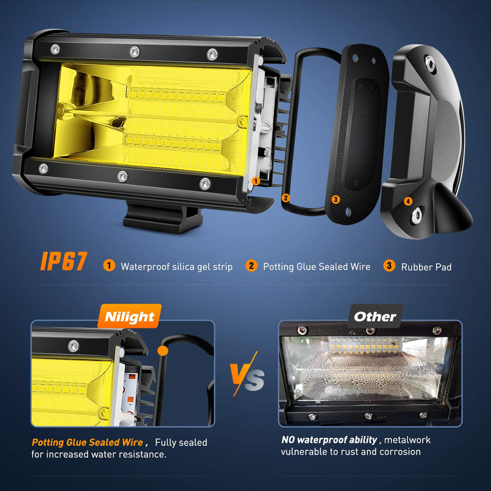 Nilight ZH304 installation-ready setup with universal compatibility