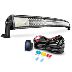 Nilight ZH408 sturdy mounting brackets enable secure off-road setup.