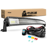 Nilight ZH408 52-inch triple-row LED light bar, front view, for wide, high-clarity off-road visibility.