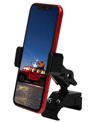 Nilkatss upgraded aluminum phone mount for Jeep dashboard offers secure support on the road