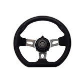 NINEFOX off-road kart steering wheel with 3 spokes and 270mm diameter for precise handling.