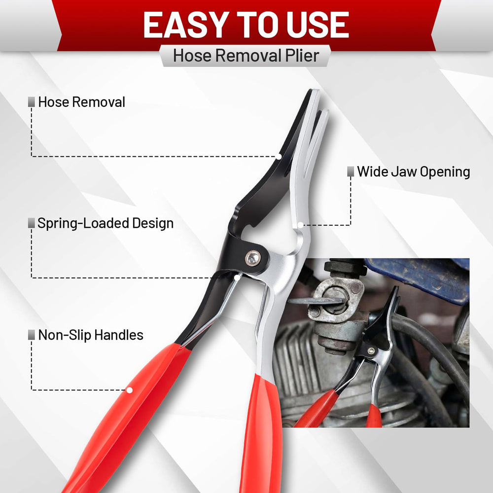 Nintival radiator hose tool for clamps and coolant lines