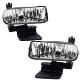 Nioboee fog light left for Silverado with clear lens enhances nighttime visibility.