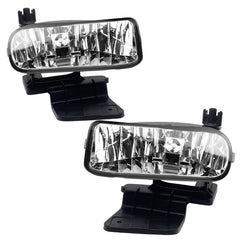 Nioboee fog light left for Silverado with clear lens enhances nighttime visibility.