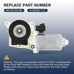 Nirakoka electric side step motor package powers easy access to your cab.