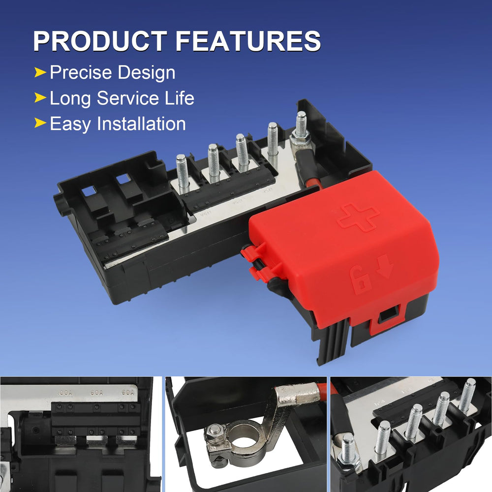 Nirakoka compact fuse block interior shot emphasizes space-saving design for tight engine bays.