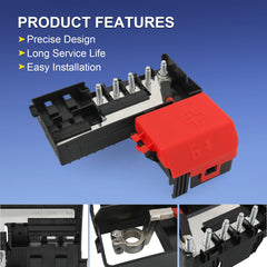 Nirakoka compact fuse block interior shot emphasizes space-saving design for tight engine bays.
