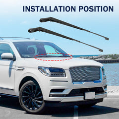 Nirakoka Lobo front wiper arm supports precise alignment and consistent wiping