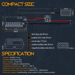 NR NIRIDER includes circuit breaker and reverse polarity protection for safety.