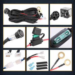 NR NIRIDER LED light-bar compatibility supports broad 12V use across vehicles.