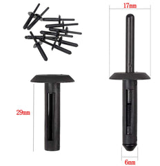 Niteguy pop rivet clips set for quick auto body repairs