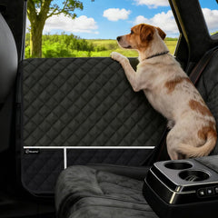 Niuartu dog car door protector left cover shields door panels from scratches during trips