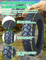 NiuJKun 3-00-12 dirt tire inner tube with heavy-duty construction.