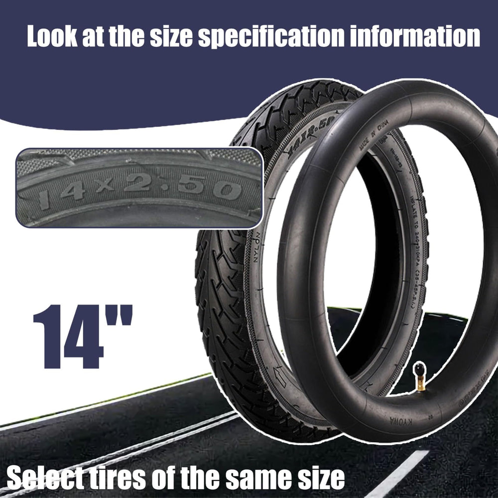 NiuJKun inner tube included for reliable e-bike setup