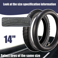 NiuJKun inner tube included for reliable e-bike setup