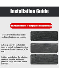 NiuJKun package contents with inner tube and outer tire