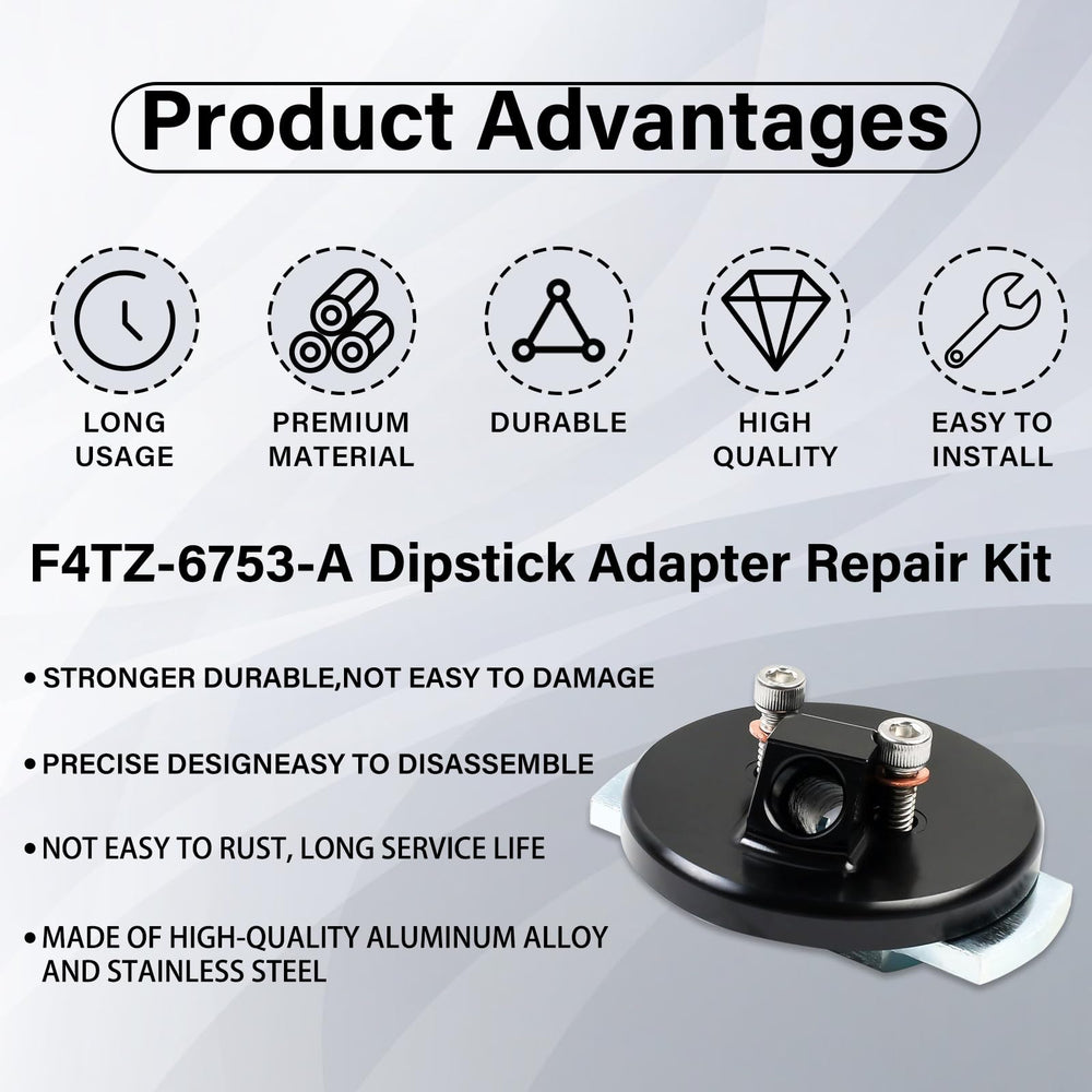NIULPFZTK dipstick adapter installed in engine bay for easy fit