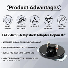 NIULPFZTK dipstick adapter installed in engine bay for easy fit