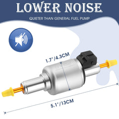 Niutudza pump housing in durable ABS and metal resists corrosion and wear.