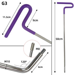 NIUVOCY stainless steel pen heads for versatile dent shapes
