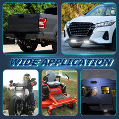 Niwaker PowerSports 6inch LED light bar box content includes two bars and brackets.