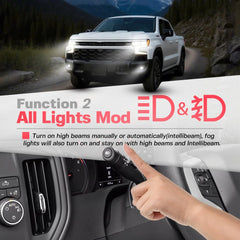 NJSBYL fog lights mod for Chevy Silverado 2500/3500 enables night driving clarity.