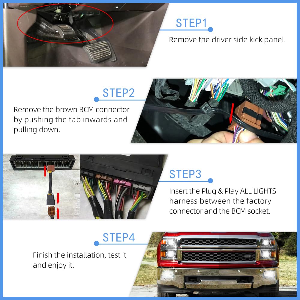 NJSBYL No-cut snap-in install preserves OEM appearance.
