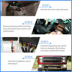 NJSBYL No-cut snap-in install preserves OEM appearance.