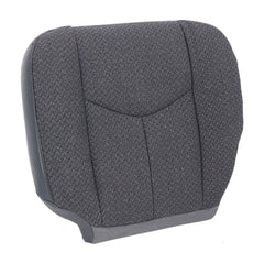 NLQR 69C driver bottom seat cover close-up with breathable fabric and tight stitching