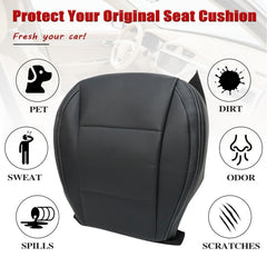 NLQR driver bottom seat cover fitted to Subaru Outback.