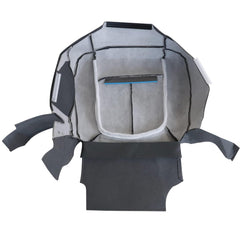NLQR no pre-cutouts installation guide for driver seat replacement