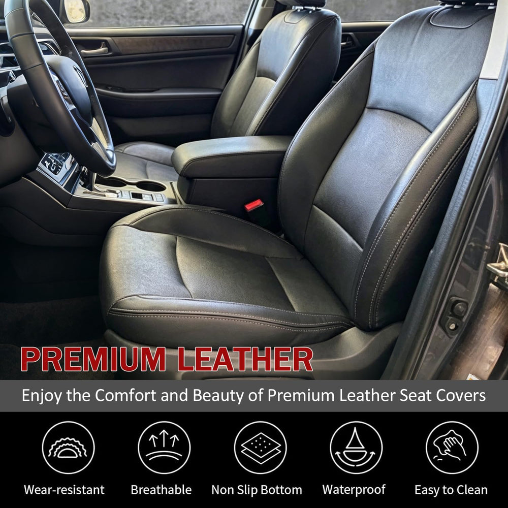 NLQR perforated microfiber detail showing premium texture and durability.