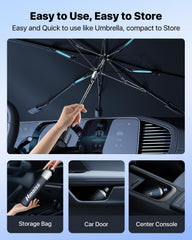 Four-size options from X-Small to Large fit 99% of cars for universal coverage.