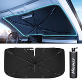 Nmoiss Windshield Sun Shade Umbrella cooling design reduces interior heat on hot days.