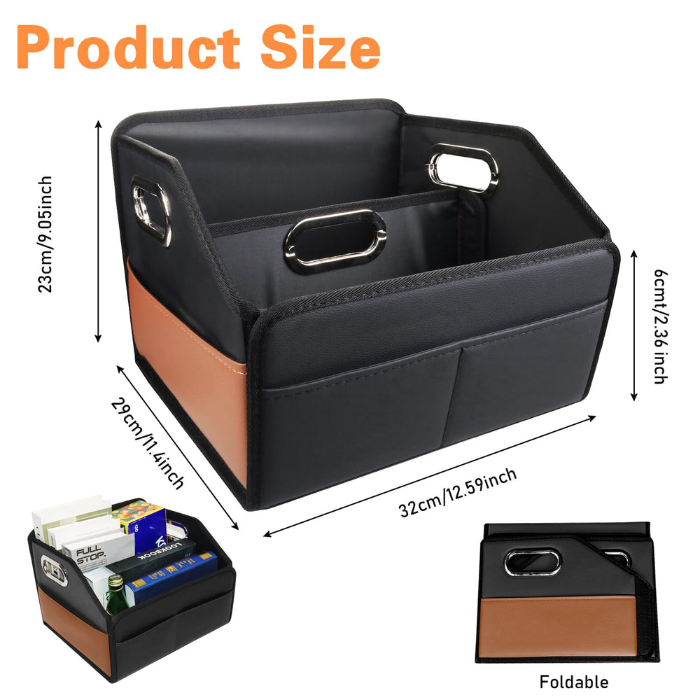 Noaman Car Organizer three-handles design: easy to carry and reposition between seats.