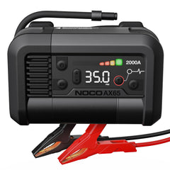 NOCO AX65 jump starter with integrated flashlight for roadside boost