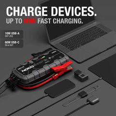 NOCO Boost X GBX155 60-second timer conserving energy during starts